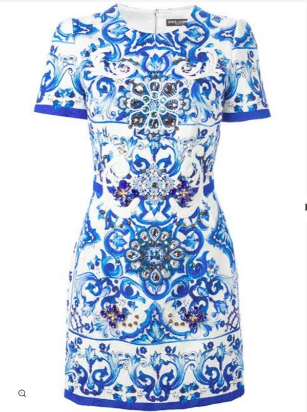 Beautiful D&amp;G dress for your Christmas list. Courtesy of Farfetch