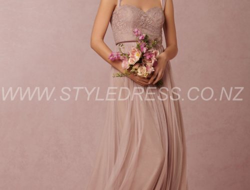 Charming Sweetheart Floor-Length Auckland Sleeveless Backless A-Line Bridesmaid Dress