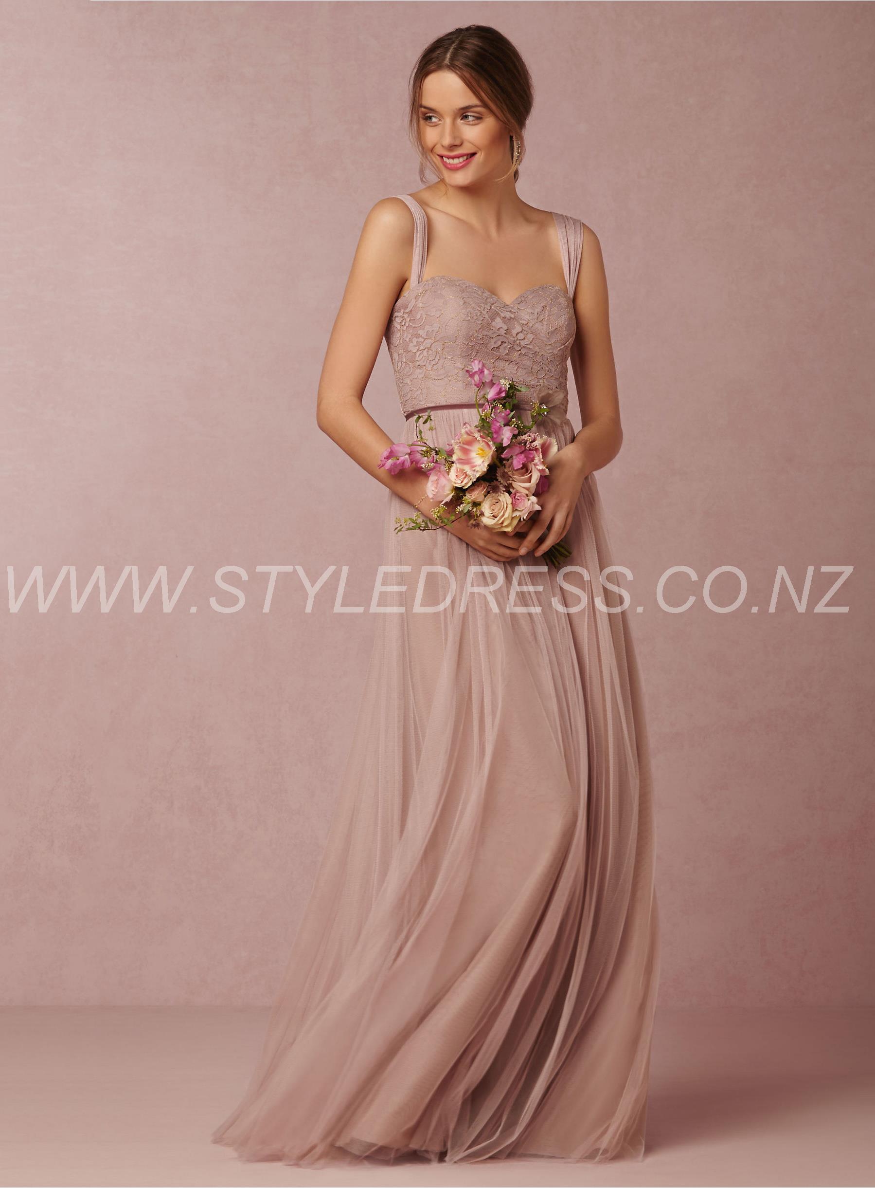 Charming Sweetheart Floor-Length Auckland Sleeveless Backless A-Line Bridesmaid Dress 